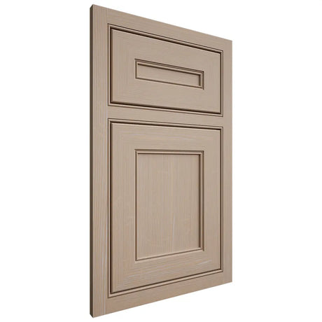 Shiloh Cabinetry Beaded Inset Landes White Oak Quarter Sawn Straw Door