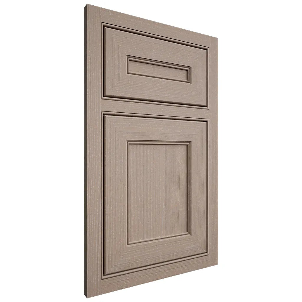 Shiloh Cabinetry Beaded Inset Landes White Oak Quarter Sawn Whitewash Door