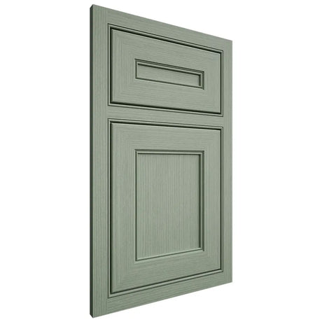 Shiloh Cabinetry Beaded Inset Landes White Oak Rift Cut Moss Door