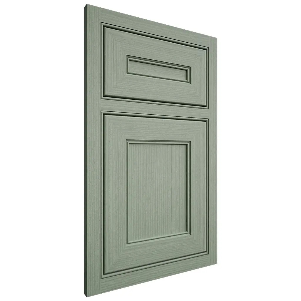 Shiloh Cabinetry Beaded Inset Landes White Oak Rift Cut Moss Door