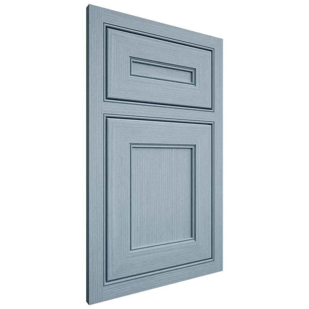 Shiloh Cabinetry Beaded Inset Landes White Oak Rift Cut Sky Door