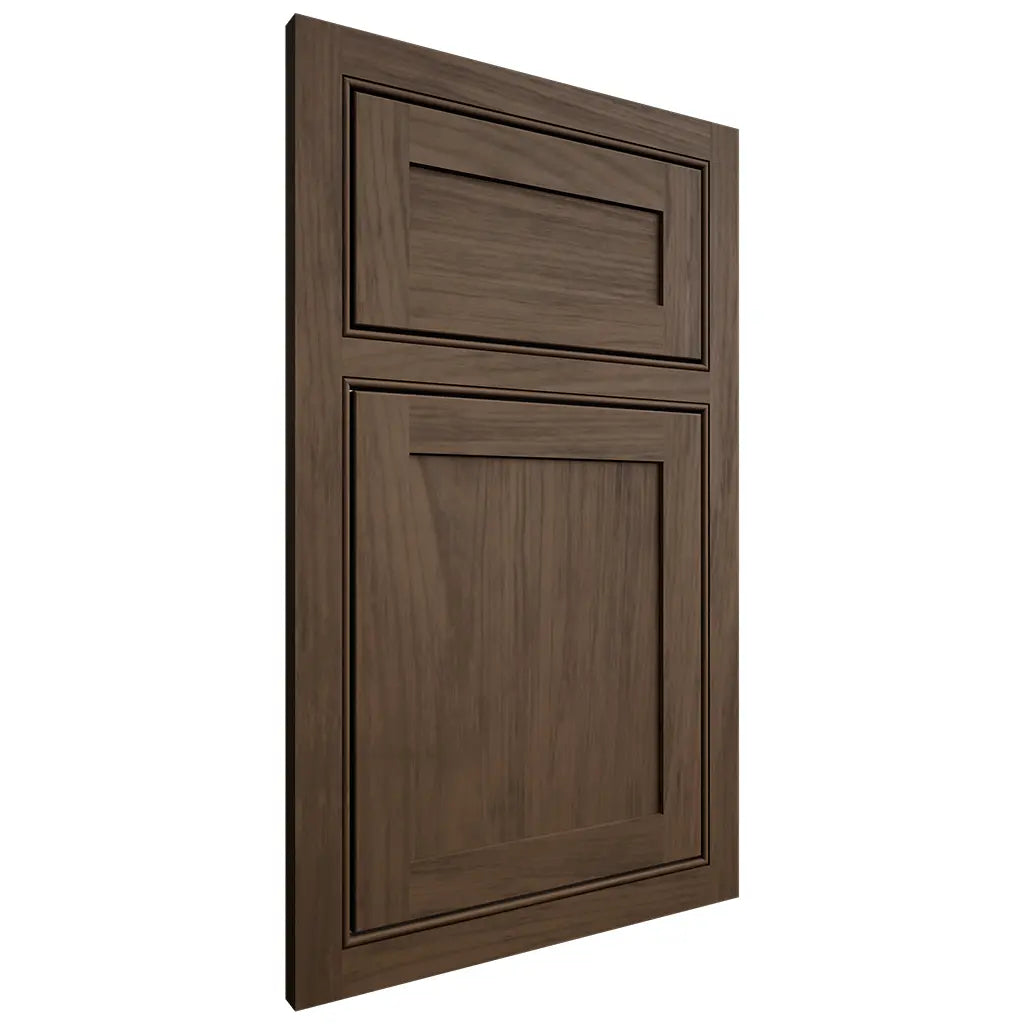 Shiloh Cabinetry Beaded Inset Malibu Alder Plain Cut Caviar Door