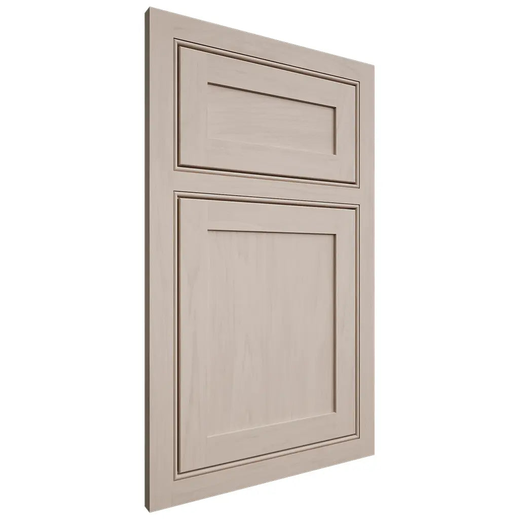 Shiloh Cabinetry Beaded Inset Malibu Alder Plain Cut White Sands Door
