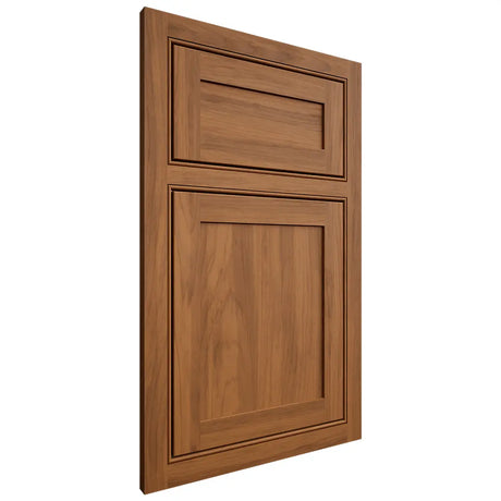 Shiloh Cabinetry Beaded Inset Malibu Hickory Plain Cut Chestnut Door