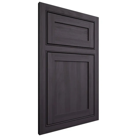 Shiloh Cabinetry Beaded Inset Malibu Hickory Plain Cut Harbor Door