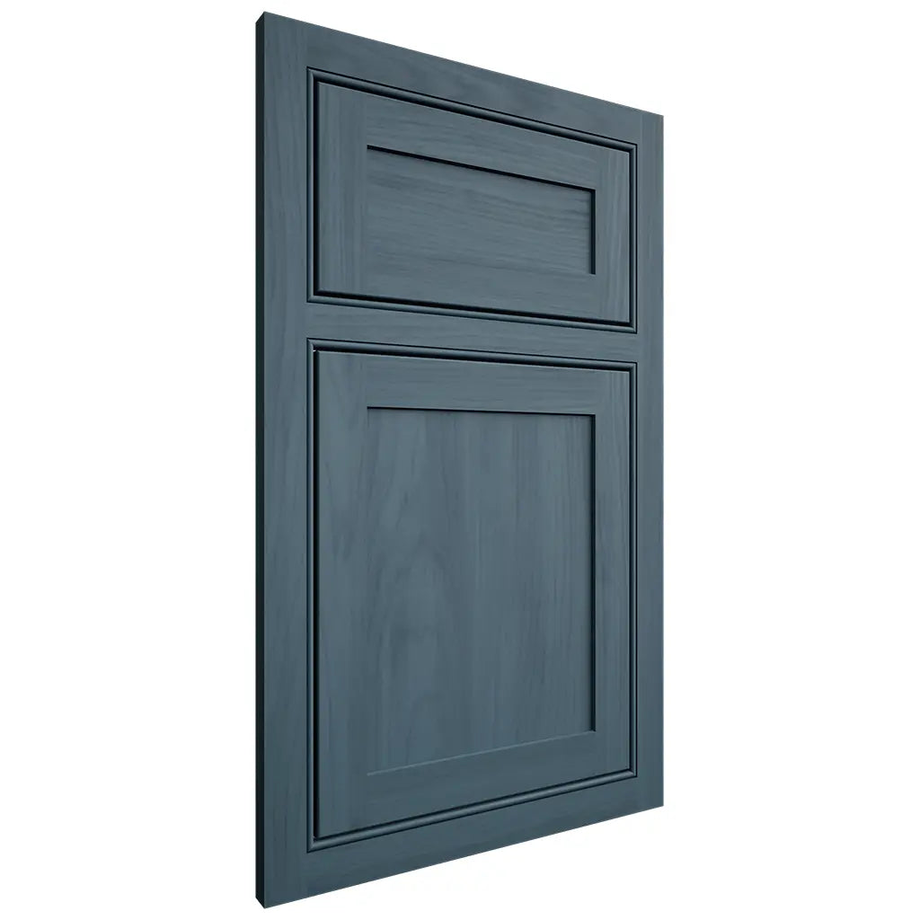 Shiloh Cabinetry Beaded Inset Malibu Hickory Plain Cut Hudson Door