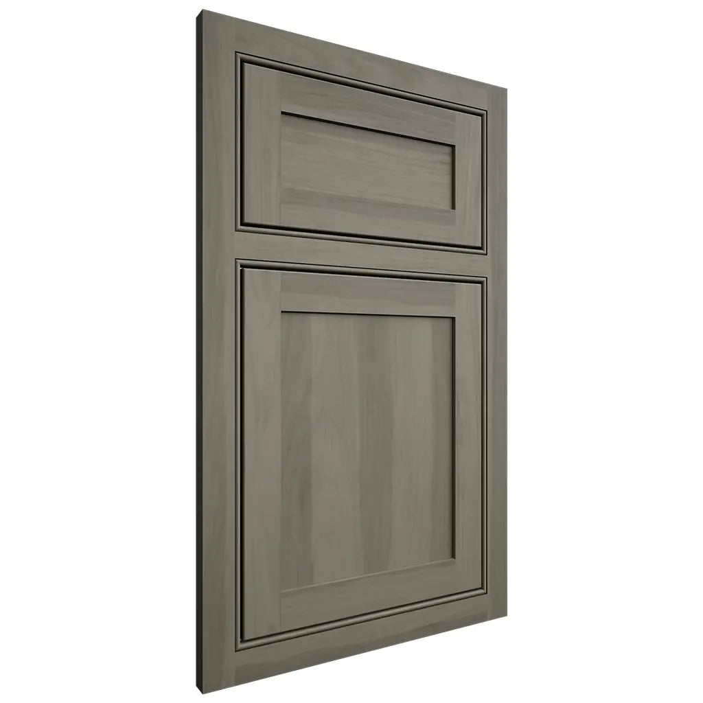 Shiloh Cabinetry Beaded Inset Malibu Hickory Plain Cut Thyme Door