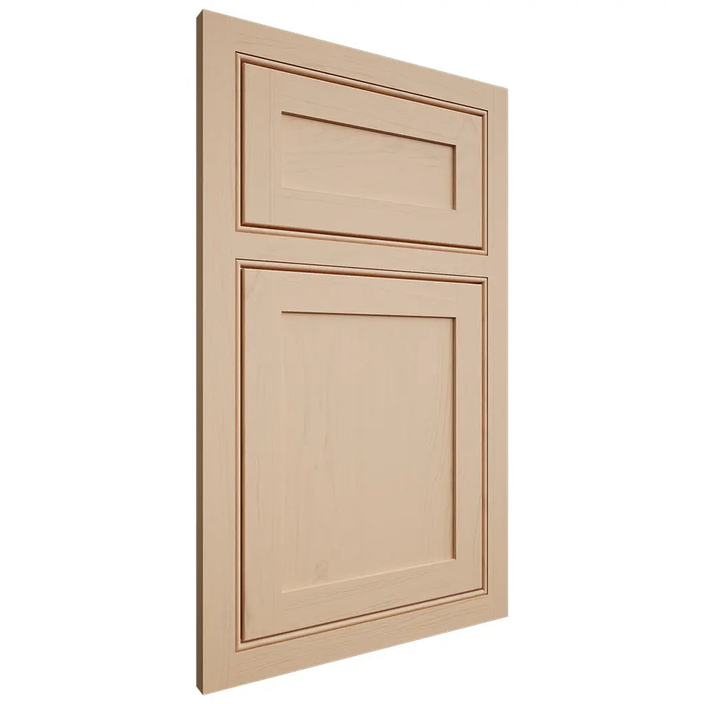 Shiloh Cabinetry Beaded Inset Malibu Maple Plain Cut Natural Door