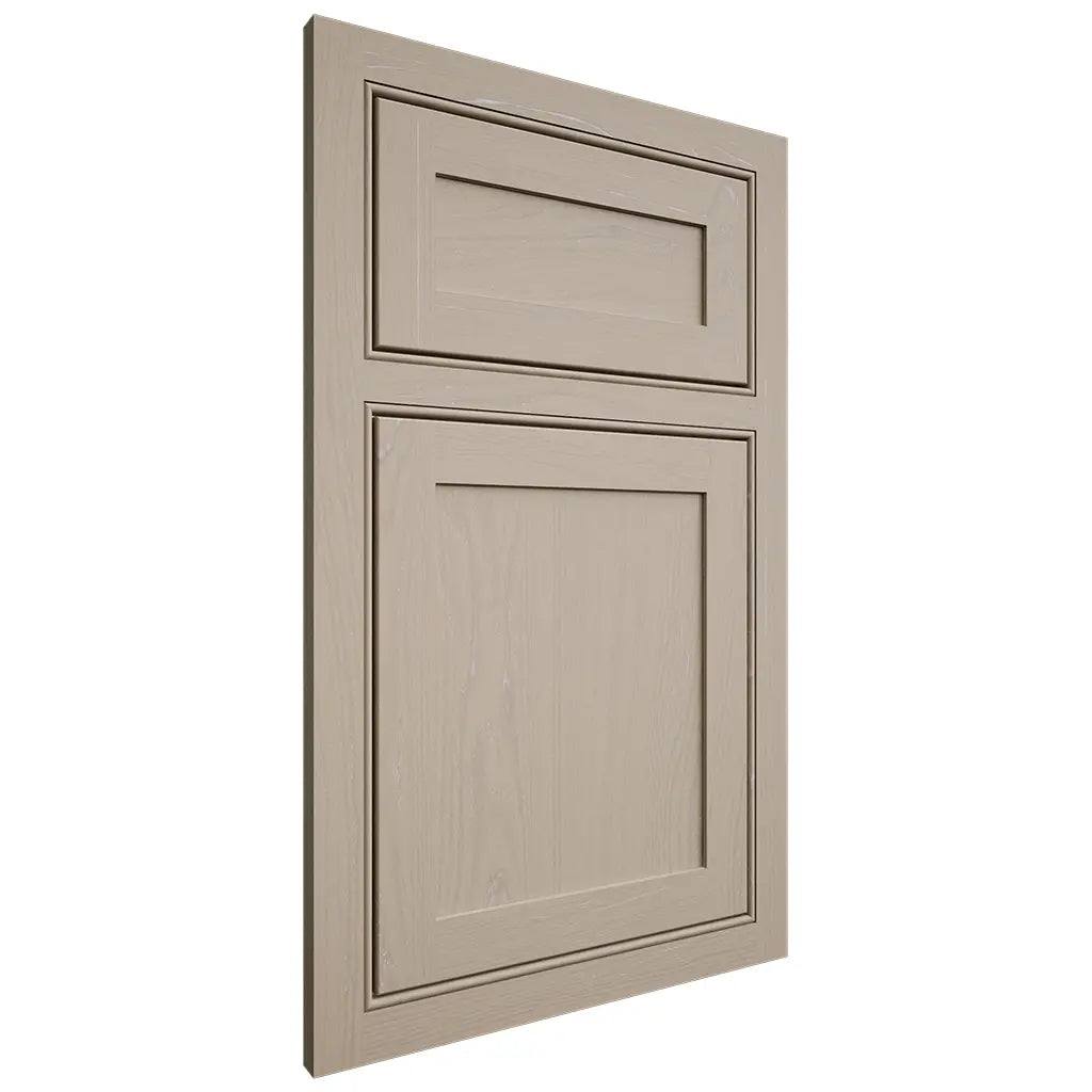 Shiloh Cabinetry Beaded Inset Malibu Maple Plain Cut Pebble Door