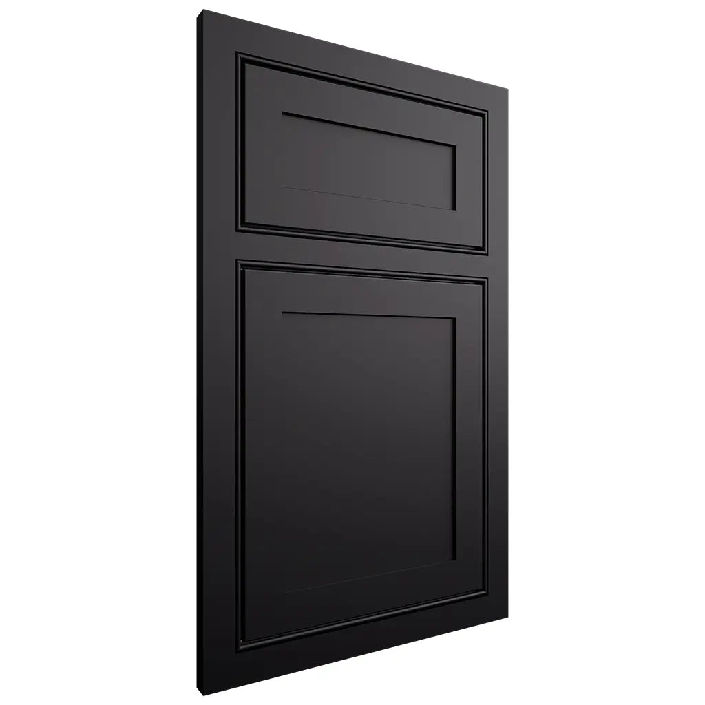 Shiloh Cabinetry Beaded Inset Malibu Paintable Black Door
