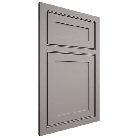Shiloh Cabinetry Beaded Inset Malibu Paintable Dovetail Gray Door