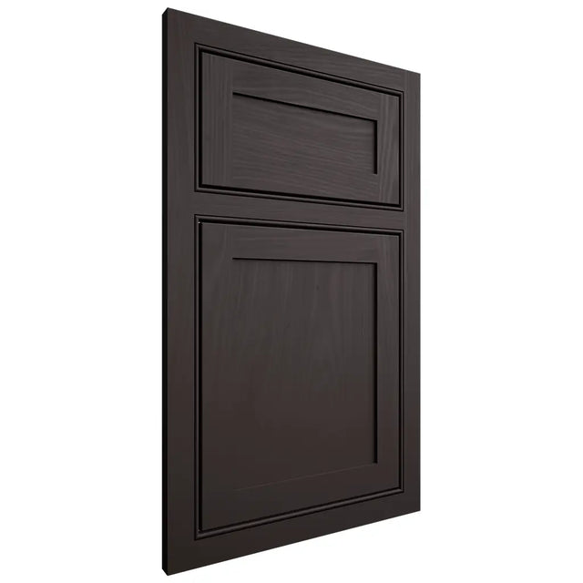 Shiloh Cabinetry Beaded Inset Malibu Poplar Plain Cut Carbon Door