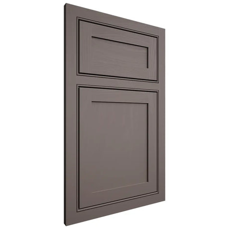 Shiloh Cabinetry Beaded Inset Malibu Poplar Plain Cut Heatherstone Door