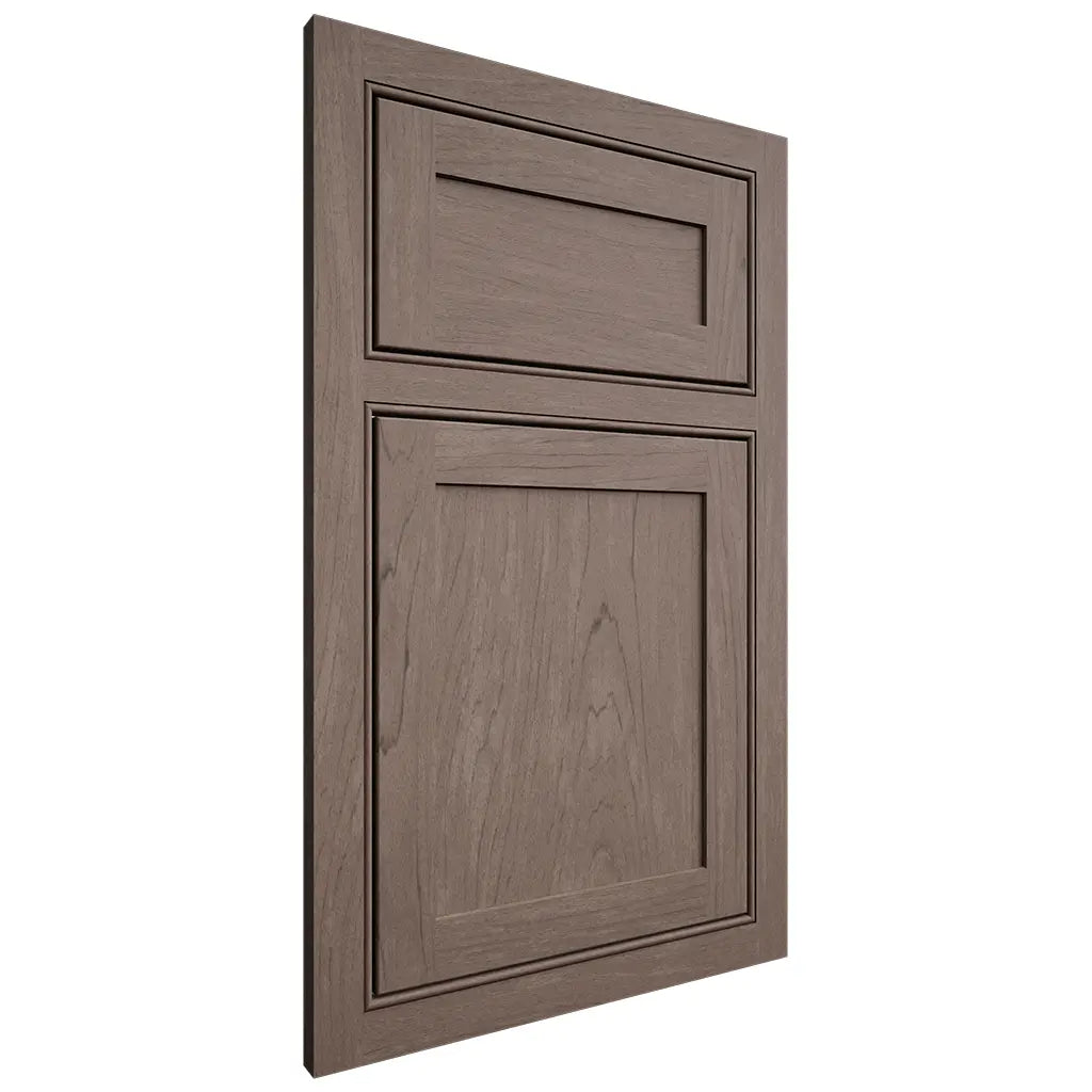 Shiloh Cabinetry Beaded Inset Malibu Poplar Plain Cut River Rock Door