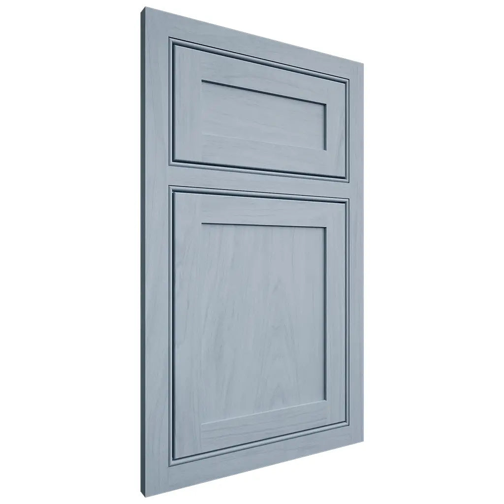 Shiloh Cabinetry Beaded Inset Malibu Poplar Plain Cut Sky Door