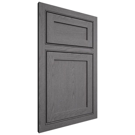 Shiloh Cabinetry Beaded Inset Malibu Red Oak Plain Cut Cadet Door