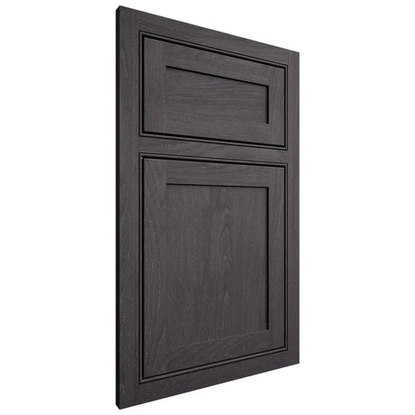 Shiloh Cabinetry Beaded Inset Malibu Red Oak Plain Cut Harbor Door