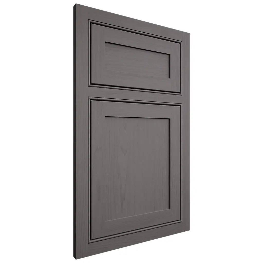 Shiloh Cabinetry Beaded Inset Malibu Walnut Plain Cut Cadet Door