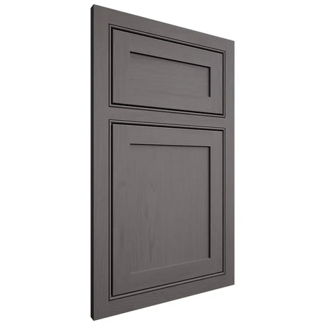 Shiloh Cabinetry Beaded Inset Malibu Walnut Plain Cut Cadet Door
