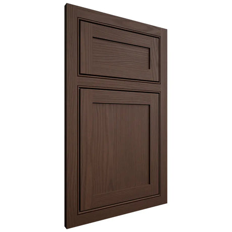 Shiloh Cabinetry Beaded Inset Malibu White Oak Plain Cut Braun Door