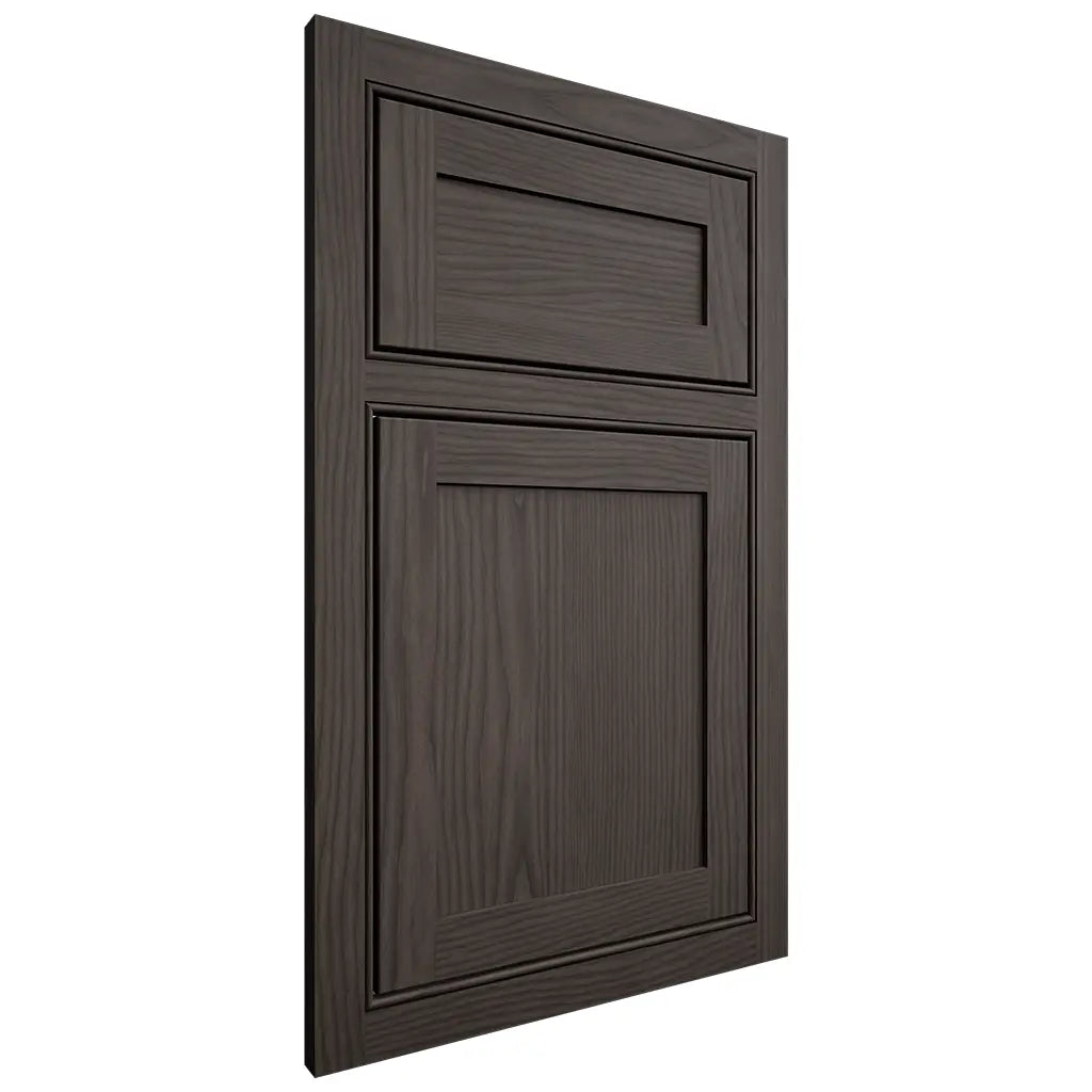 Shiloh Cabinetry Beaded Inset Malibu White Oak Plain Cut Creekside Door