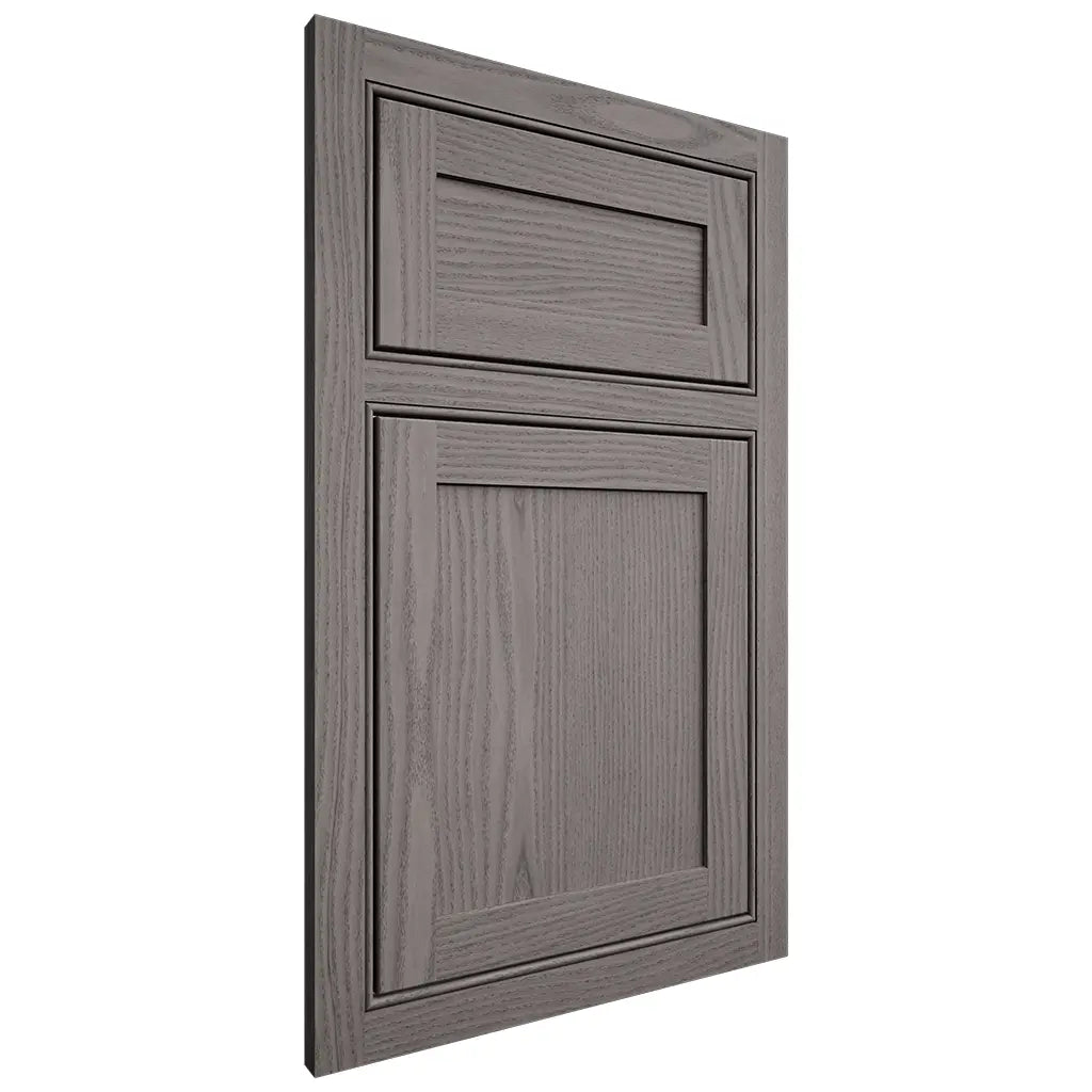 Shiloh Cabinetry Beaded Inset Malibu White Oak Plain Cut Flagstone Door
