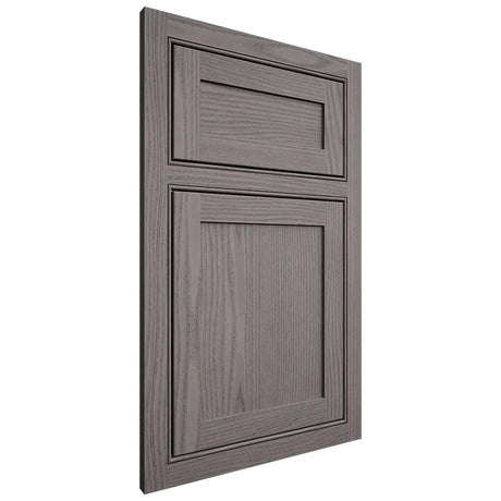 Shiloh Cabinetry Beaded Inset Malibu White Oak Plain Cut Flagstone Door
