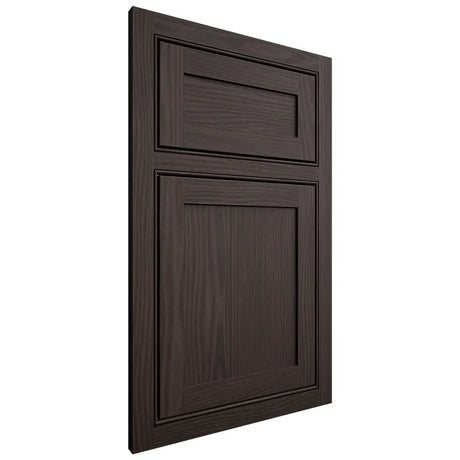 Shiloh Cabinetry Beaded Inset Malibu White Oak Plain Cut Morel Door