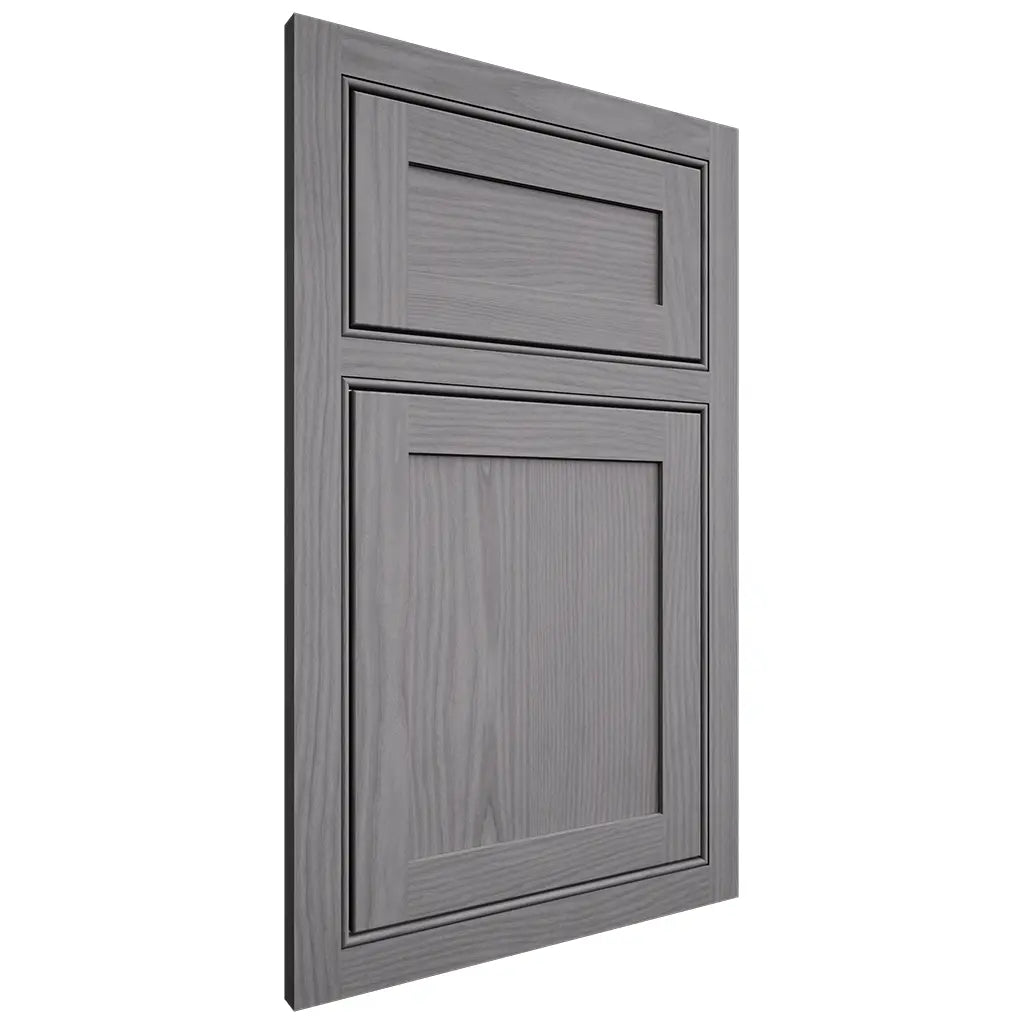 Shiloh Cabinetry Beaded Inset Malibu White Oak Plain Cut Sterling Door