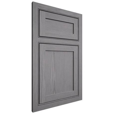 Shiloh Cabinetry Beaded Inset Malibu White Oak Plain Cut Sterling Door