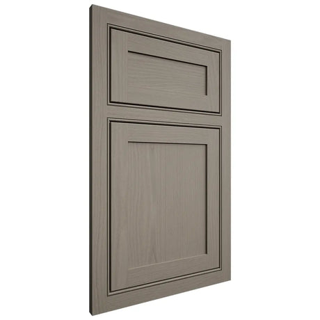 Shiloh Cabinetry Beaded Inset Malibu White Oak Plain Cut Thyme Door