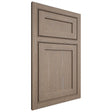 Shiloh Cabinetry Beaded Inset Malibu White Oak Quarter Sawn Almond Door