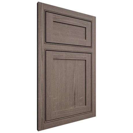 Shiloh Cabinetry Beaded Inset Malibu White Oak Quarter Sawn Clay Door