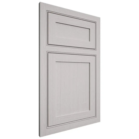 Shiloh Cabinetry Beaded Inset Malibu White Oak Quarter Sawn Cotton Door
