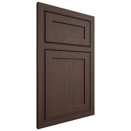 Shiloh Cabinetry Beaded Inset Malibu White Oak Quarter Sawn Dusk Door