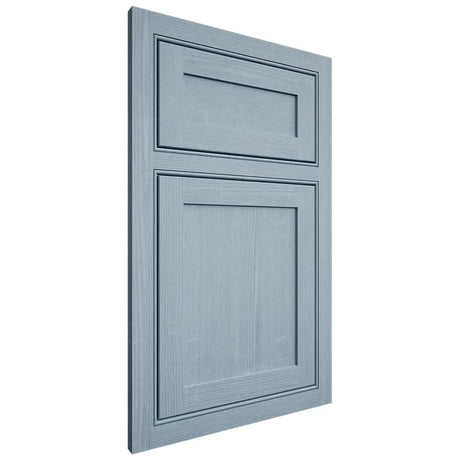 Shiloh Cabinetry Beaded Inset Malibu White Oak Quarter Sawn Sky Door