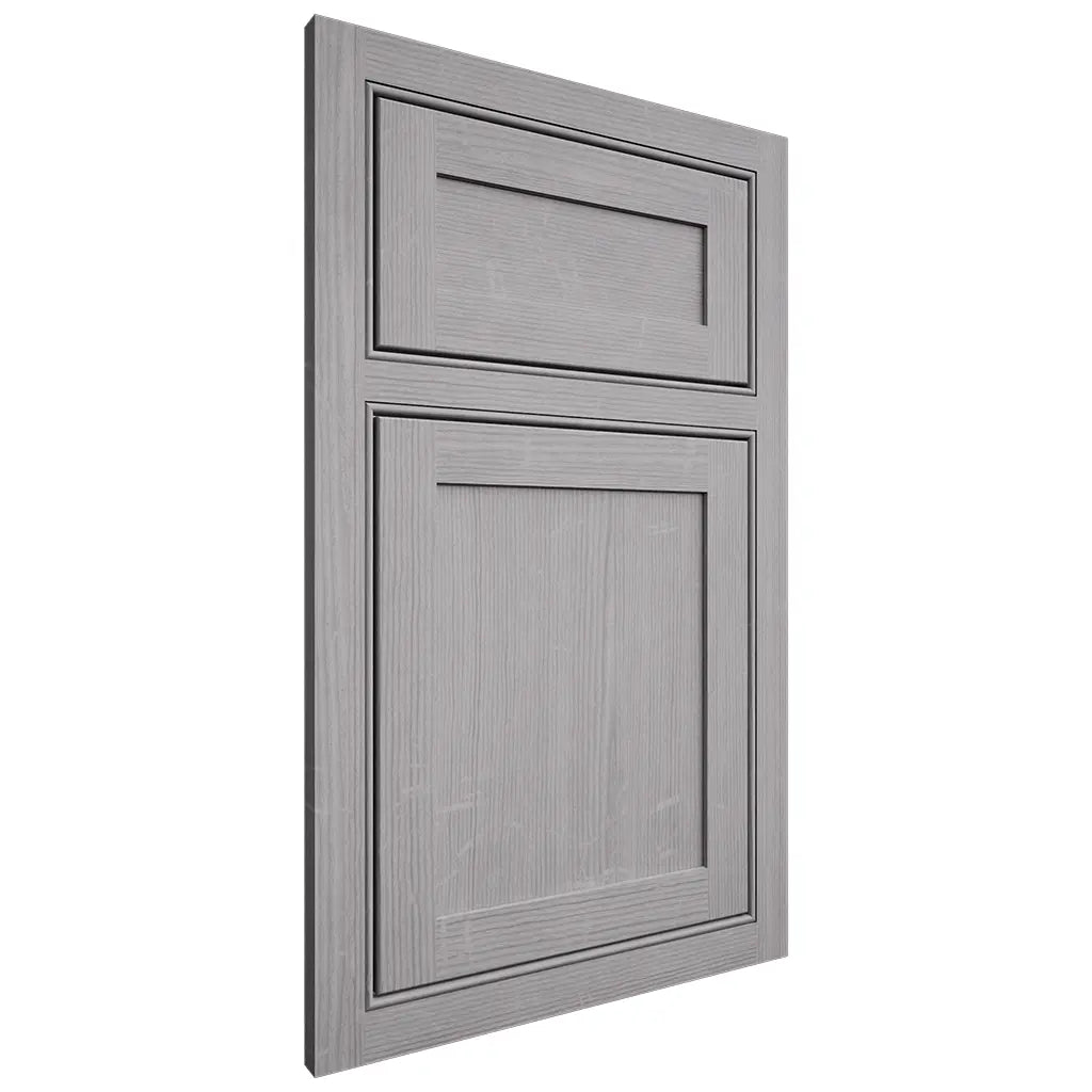 Shiloh Cabinetry Beaded Inset Malibu White Oak Quarter Sawn Stratus Door