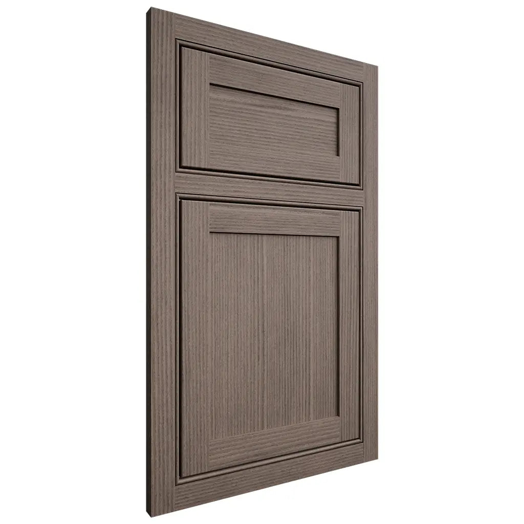 Shiloh Cabinetry Beaded Inset Malibu White Oak Rift Cut Clay Door