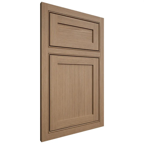 Shiloh Cabinetry Beaded Inset Malibu White Oak Rift Cut Natural Door