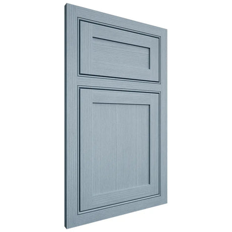 Shiloh Cabinetry Beaded Inset Malibu White Oak Rift Cut Sky Door