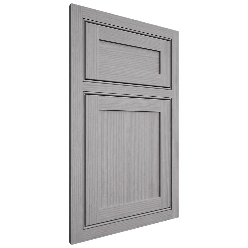 Shiloh Cabinetry Beaded Inset Malibu White Oak Rift Cut Stratus Door