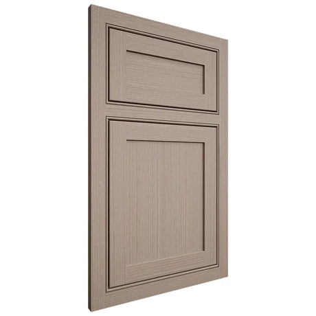 Shiloh Cabinetry Beaded Inset Malibu White Oak Rift Cut Whitewash Door
