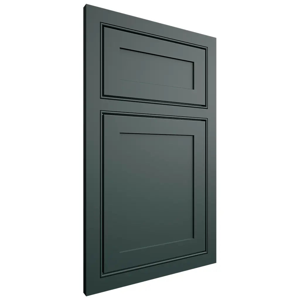 Shiloh Cabinetry Beaded Inset Malibu One Paintable Billiard Green Door
