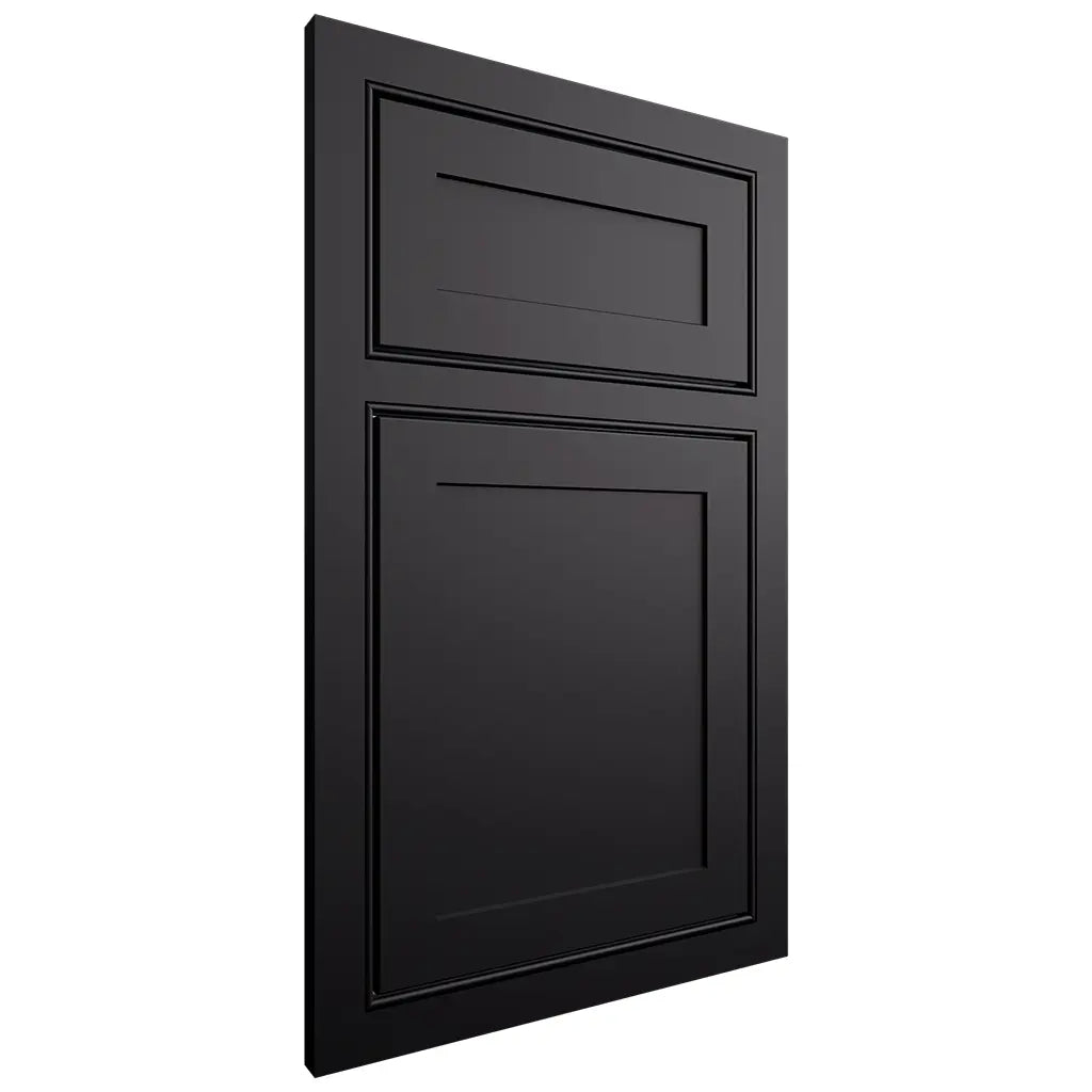 Shiloh Cabinetry Beaded Inset Malibu One Paintable Black Door