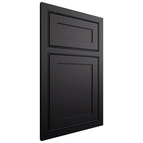 Shiloh Cabinetry Beaded Inset Malibu One Paintable Black Door