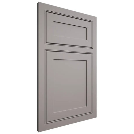 Shiloh Cabinetry Beaded Inset Malibu One Paintable Dovetail Gray Door