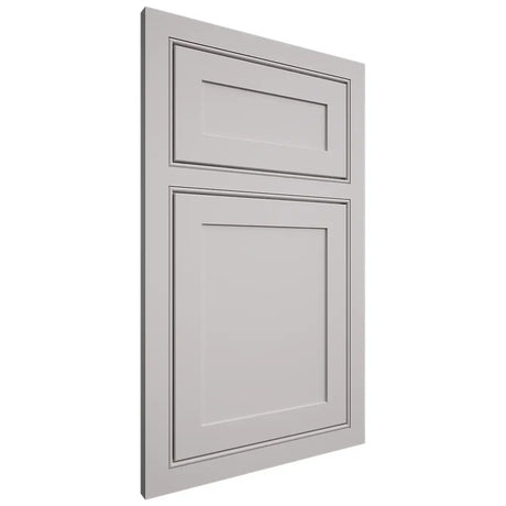 Shiloh Cabinetry Beaded Inset Malibu One Paintable Light French Gray Door