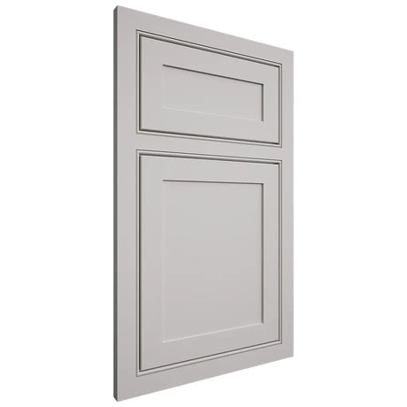 Shiloh Cabinetry Beaded Inset Malibu One Paintable Mindful Gray Door