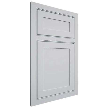 Shiloh Cabinetry Beaded Inset Malibu One Paintable Niebla Azul Door