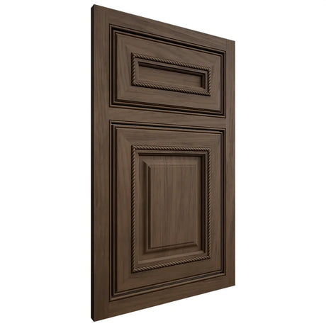 Shiloh Cabinetry Beaded Inset Manchester Alder Plain Cut Caviar Door